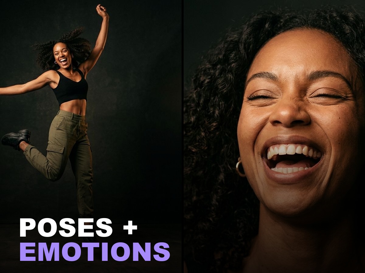Poses + Emotions